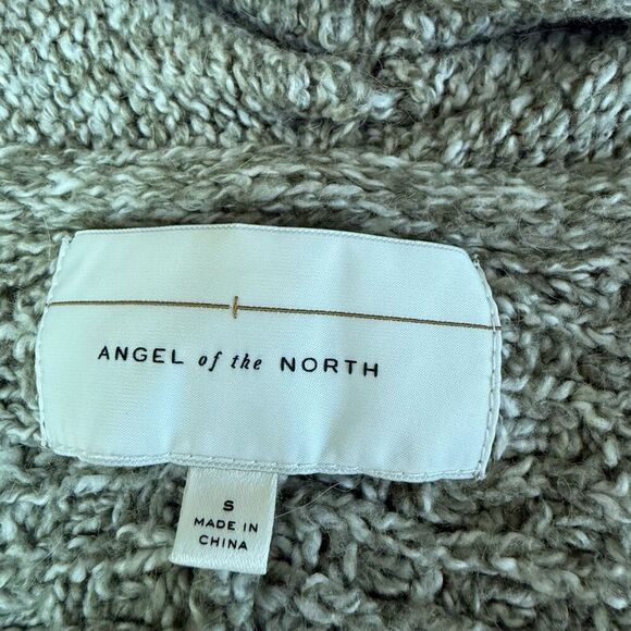 Anthropologie Angel of The North heather green Chauvet Oversize Cardigan size S - Picture 4 of 7